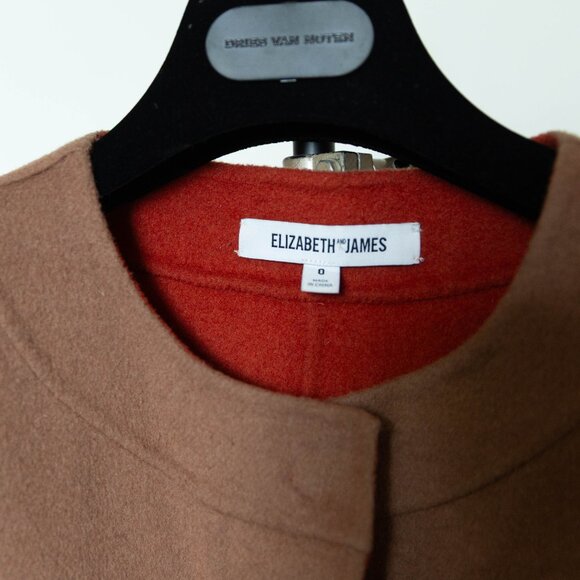 Elizabeth and James Wool Coat Jacket Size 0 - Picture 11 of 13
